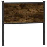 VidaXL Hoofdeind & Voeteind Eiken 90 cm Staal