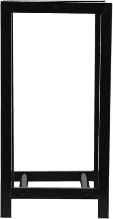 Esschert Design Haardblokstandaard/Houtopslag - Zwart - 60 cm