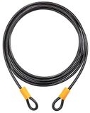 ONGUARD 152824 Mens Akita Wire beugelslot, Noir/Jaune, 460 cm x 10 mm
