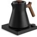 Fellow Corvo EKG Pro Elektrische waterkoker, 0.9 L – Matzwart/Hout