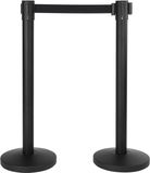 Set Securit Afzetpaal met uittrekband zwart - Doos 2 stuks