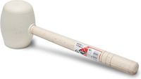 Rubi rubber hamer rond wit