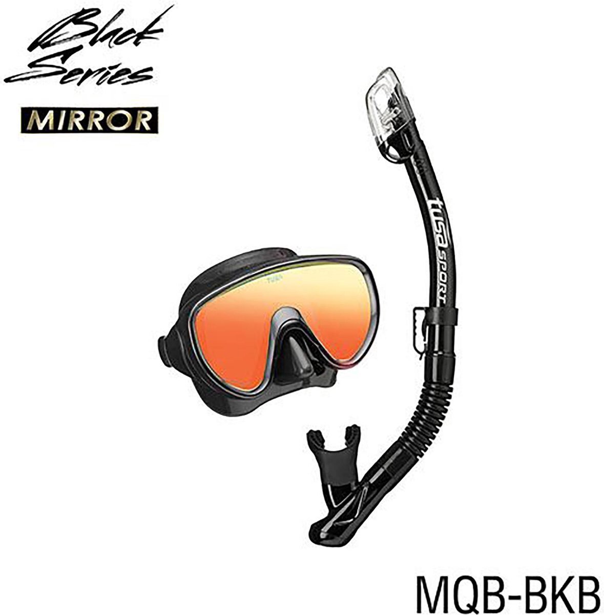 Tusa sport TUSAsport Snorkelmasker Duikbril Snorkelset Serene UC-1625MQB - Zwart