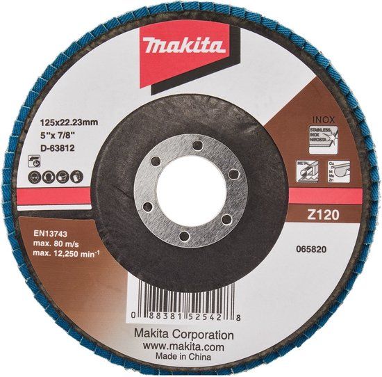 Makita Lamellensch. 125x22mm Z120 10s - D-63812-10