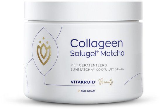 Vitakruid Collageen SunMatcha Solugel Poeder - 150 gr