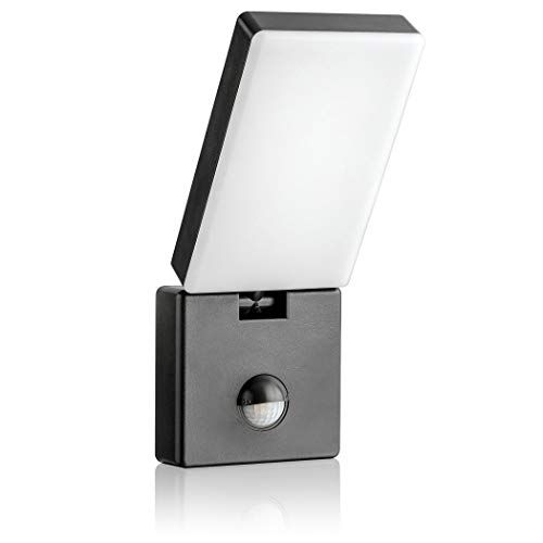 SEBSON LED Buitenlamp met Bewegingssensor - Antraciet - 15W - Koud Wit