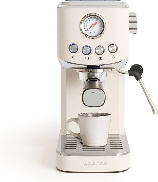 CREATE - THERA CLASSIC COMPACT Espressomachine - Gebroken wit - Koude koffie functie