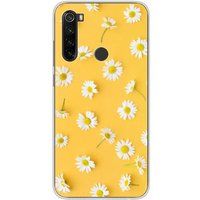 1001 coques Xiaomi Redmi Note 8 Siliconen hoesje - ontwerp marguerittes
