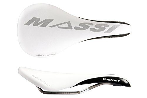 MASSI Pro Fast Zadel Carbon Titanium Wit 2016