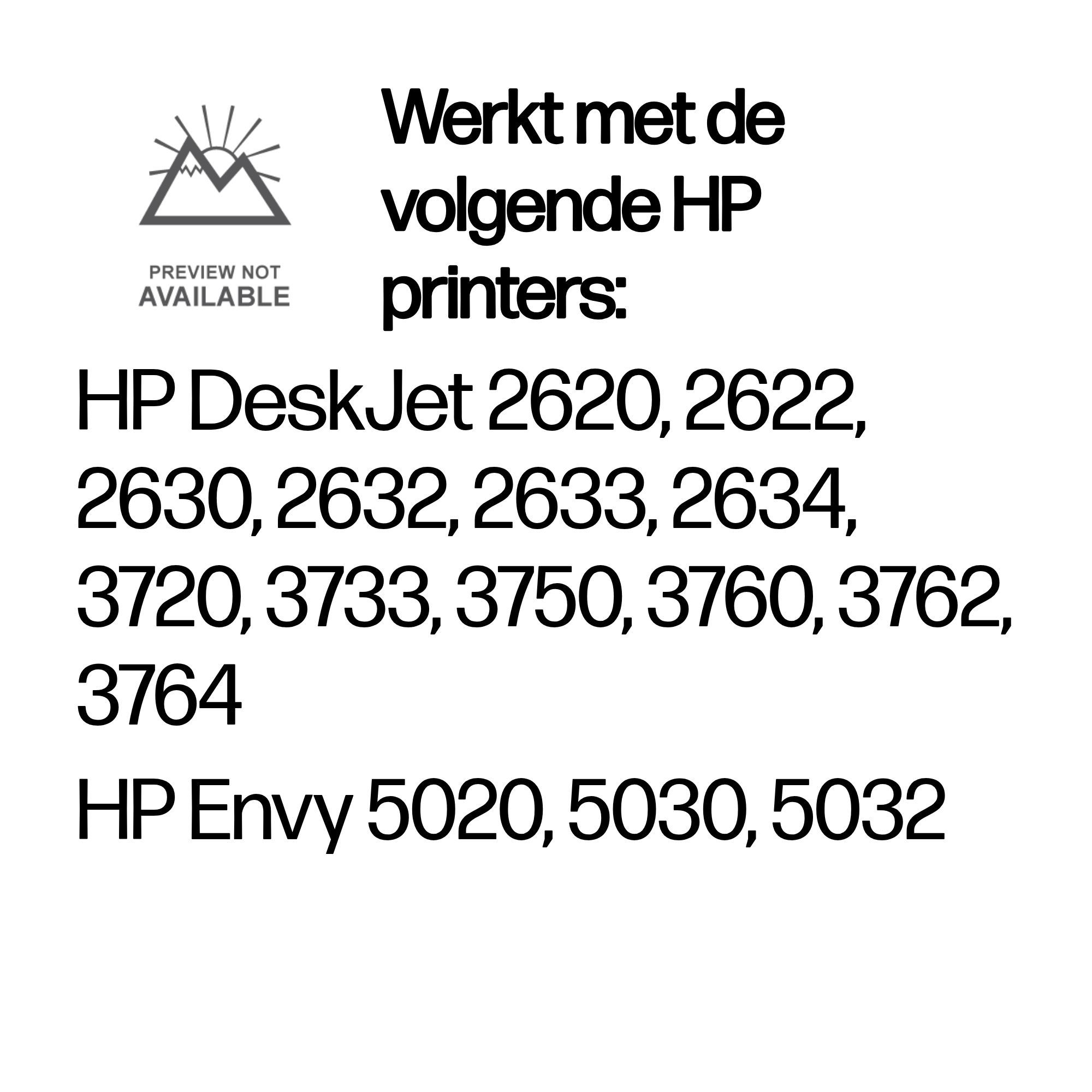 HP 304 Zwarte inktcartridge - Origineel