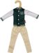Heless modepop kledingset collegejasje en broek 29 cm poppenkleding