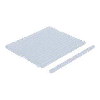 BGS Do it yourself hot glue cartridges transparent Ø 11 mm, 200 mm - 16 pieces