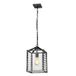 Elstead Lighting LED Hanglamp Louvre | 1X E27 Max 60W | Dimbaar | Painted Gunmetal