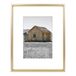 Golden State Art, 8 x 10 aluminium fotolijst voor 5 x 7 foto's met ivoorkleurige mat schildersezelstandaard voor tafeldisplay - wanddisplay - geweldig voor bruiloften, afstuderen, evenementen