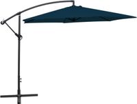 vidaXL Zweefparasol 300 cm Marineblauw