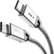 KabelDirekt USB-C-kabel USB4 – 1,5m – 8K-video, 40Gbps, 240W, grijs