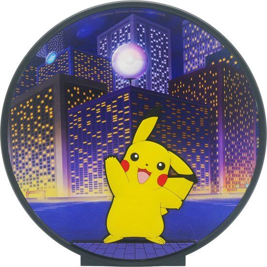 Teknofun Pokemon Muurverlichting PIKACHU NIGHT CITY