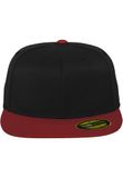 Flexfit - Classic Snapback Twee Kleuren Pet - Zwart / Rood