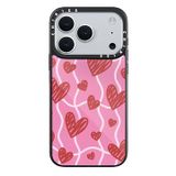 Cœurs Coque hybride Slim MagSafe iPhone 17 Pro Max