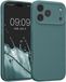 kwmobile telefoonhoesje compatibel met Apple iPhone 17 Pro Max hoesje - Back cover met siliconen coating - Smartphone case in Arctische nacht