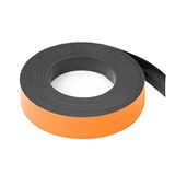 Magneet Expert Oranje 25 mm breed x 0,76 mm dikke magnetische roostertape (5 meter lengte)