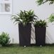 Maison Exclusive Jardinière avec insert amovible, couleur anthracite, 21/49 litres, en plastique PP
