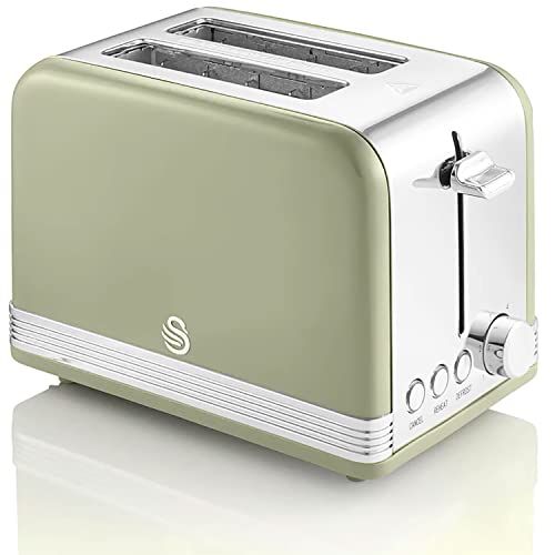 Swan Retro ST19010G Broodrooster - Groen - 815W