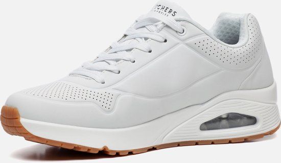 Skechers Uno - Stand On Air Heren Sneakers - Wit - Maat 43