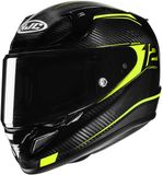 HJC RPHA 12 Carbon Keres Integraalhelm Zwart/Fluoriserend geel XL