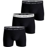 Björn Borg Cotton Stretch Boxershort Heren Zwart/Wit/Zwart - 3 stuks - Maat XL