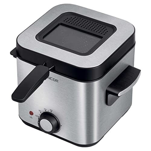 SENCOR friteuse, 900 W, zwart/roestvrij staal