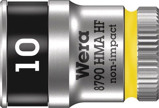 Wera 8790 HMA 05003725001 Dop (zeskant) Dopsleutelinzetstuk 10 mm 1/4 (6.3 mm)