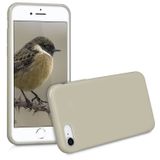 kwmobile Hoes compatibel met Apple iPhone 7 / 8 - TPU telefoonhoes - Mat Beige