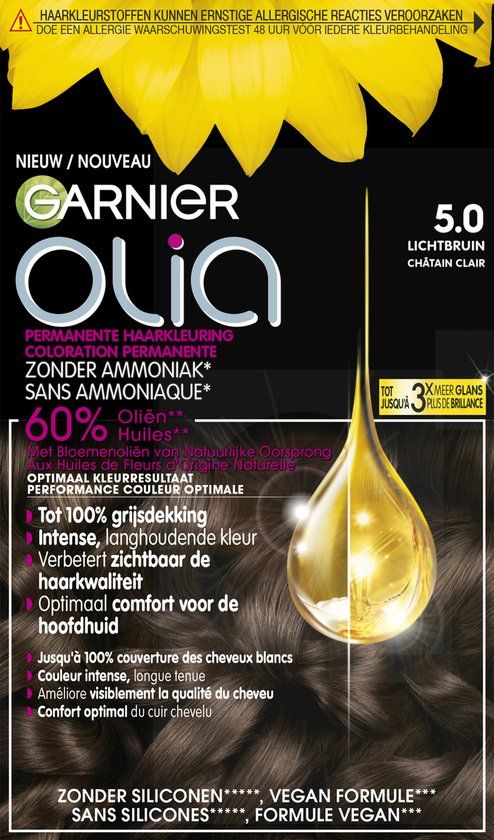 Garnier Olia Lichtbruin 5 - Permanente Haarkleuring Zonder Ammoniak