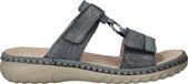 Rieker Pantoufles - Femme - Bleu - Taille : 39