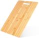 Excellent Houseware Snijplank bamboe 40x25x1cm