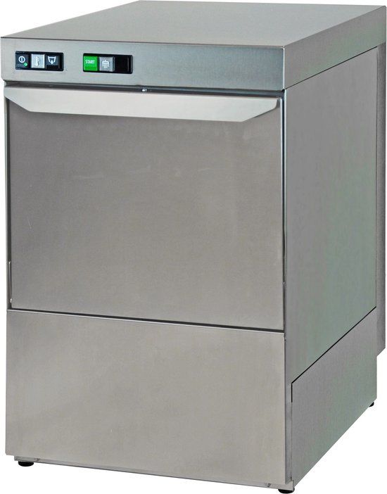 Vaatwasser voorlader SL 500-230 DP DDE met afvoerpomp en zeepdoseerpomp - Grijs