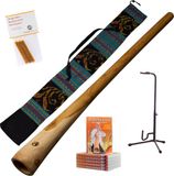Australian Treasures Didgeridoo Pakket 130cm – Compleet met Lesmateriaal en Accessoires