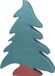 Holztiger Bos - Naaldboom - 16X3X23Cm - Houten Figuur - Handgemaakt