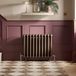 Hudson Reed Bloomsbury Radiateur style fonte fleuri horizontal rétro à 2 colonnes - 60 x 62 cm - Bronze brossé - Eau chaude