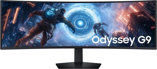 Samsung S49FG912EU computer monitor 124,5 cm (49") 5120 x 1440 Pixels Dual QHD LCD Zwart
