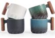 Merkloos Set van 4 Premium Espressokopjes, 70 ml