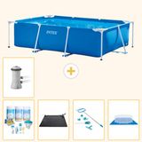 Intex Rechthoekig Frame Zwembad - 300 x 200 x 75 cm - Blauw