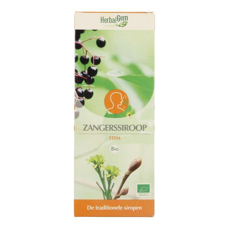 Herbalgem Zangerssiroop bio Siroop 250ml