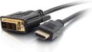 CablesToGo C2G HDMI / DVI-D, 2m Zwart