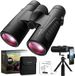 Kochar Jumelles - 12x42 - Incl. Trépied et Support de Téléphone - BAK4 - Étanche - Jumelles pour Adultes & Enfants - Lentille violette