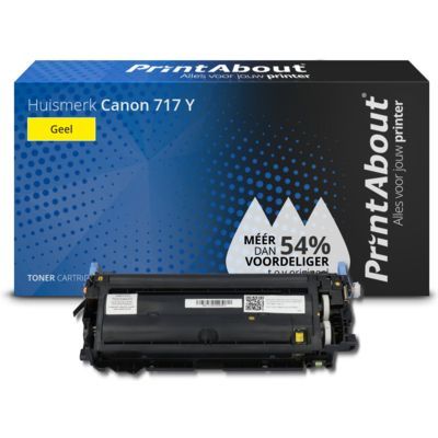 PrintAbout Huismerk Canon 717 Y Toner Geel