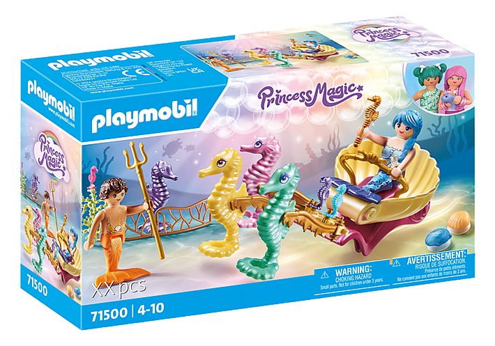PLAYMOBIL Princess Magic Zeemeermin Zeepaard Koets - 71500