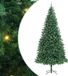 vidaXL Kunstkerstboom met 300 LED-lampjes, inclusief standaard, groen, 300 cm