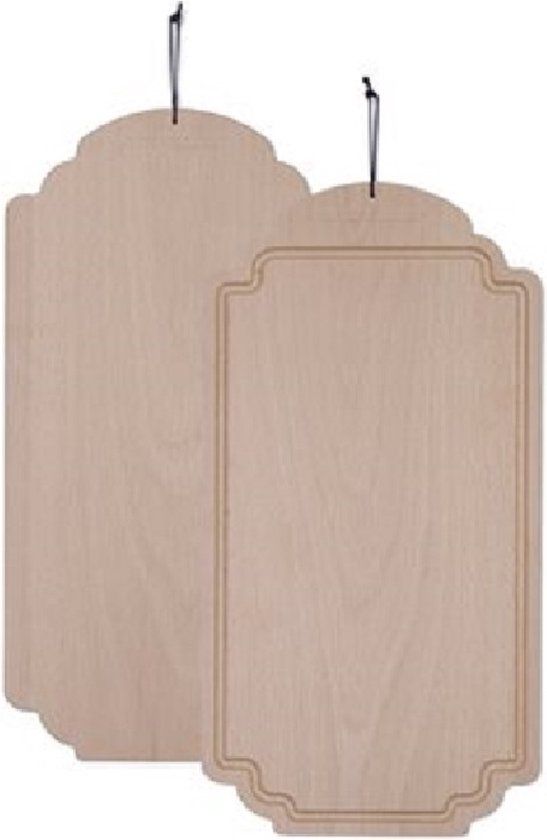 Dutchdeluxes Kaas Plateau - Hout - 38x19cm - Lichtbruin